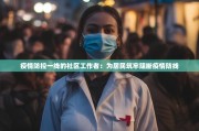 疫情防控一线的社区工作者：为居民筑牢阻断疫情防线
