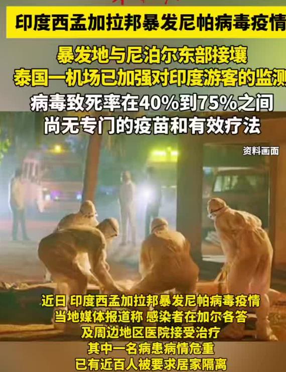 尼帕病毒印度疫情_疫情_尼帕病毒传播途径